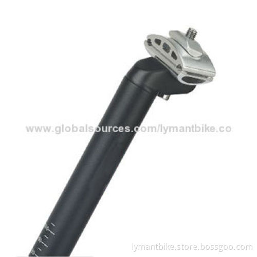 Bicycle Seat Post, Made of Aluminum Alloy, 3D Forged, Ø25.0-34.9mm Diameter, 300-580mm Length